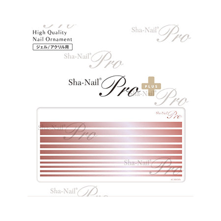 Sha-Nail Plus Bold Lines Pink Gold BL-PPG