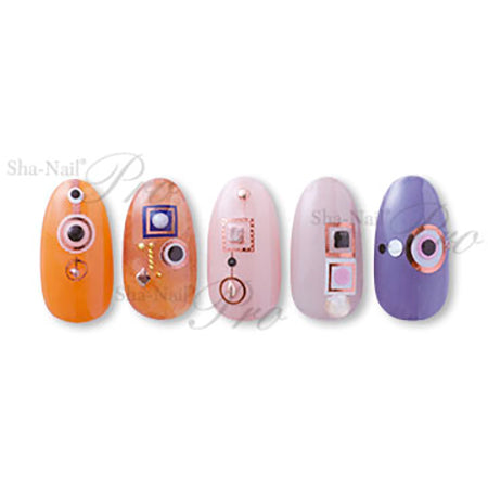 Sha-Nail Plus Circle & Square Pink Gold CS-PPG