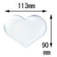 POSH ART Heart type Tip case white