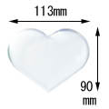 POSH ART Heart type Tip case white