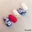 Amaily Nail Sticker No. 1-10 Hibiscus White