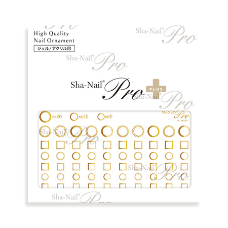 Sha-Nail Plus Circle & Square Pink Gold CS-PG