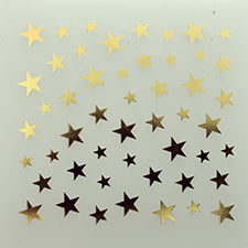 SHAREYDVA Nail Stickers Gold Star