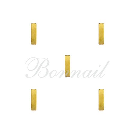 Bonnail Parts Rectangle Stick Gold 8mm
