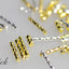 SHAREYDVA Nail Accessories Twisted Stick Gold 3mm