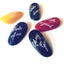 Amaily Nail Sticker No. 2-4 Note Message White