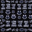 Amaily Nail Sticker No. 3-4 Nico Chan White