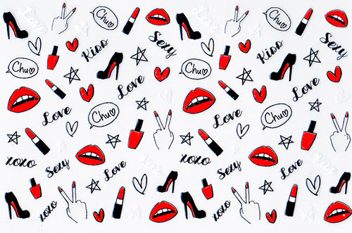 Amaily Nail Sticker No. 3-1 Sexy Art