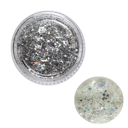Krimth Sparkling Glitter Party Silver 007