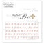 Sha-Nail Plus Script Alphabet Pink Gold