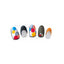 Sha nail picture nail More bore dot Brown