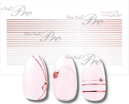Sha-Nail Plus Sticker Pink Gold FL-PPG