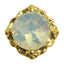 SHAREYDVA Nail Accessory Antique Frame Square White Opal