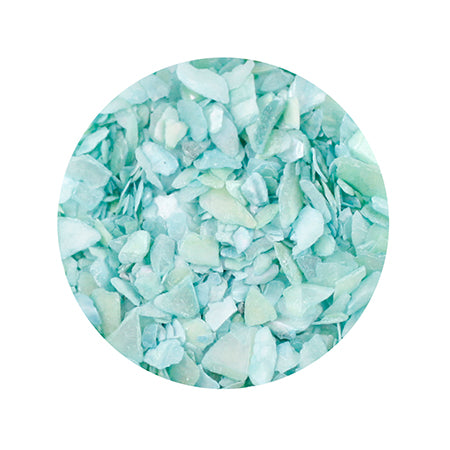 Empty Natural Crash Shell Blue Green