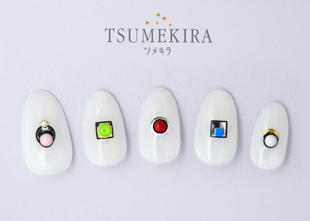 Tsumekira Rrieenee × Junjun Nail Produce 1 Multi Mode Plate Silver