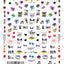 Tsumekira Chara Design Nail Seal 1 NN-CHA-101