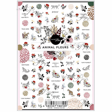 Sha-Nail Pro Animal Fleurs ANF-001