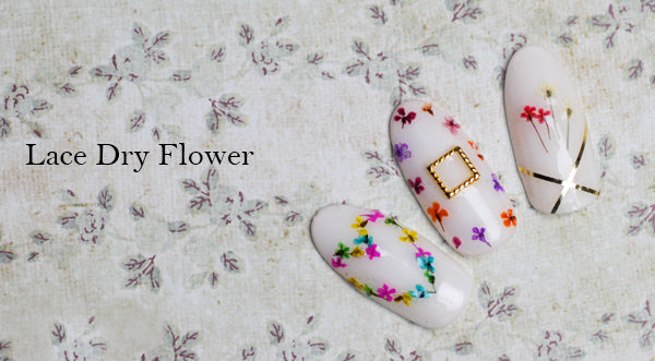 SHAREYDVA Lace Dry Flower Purple