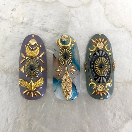 TOP LINE Studs Sun Bright Gold