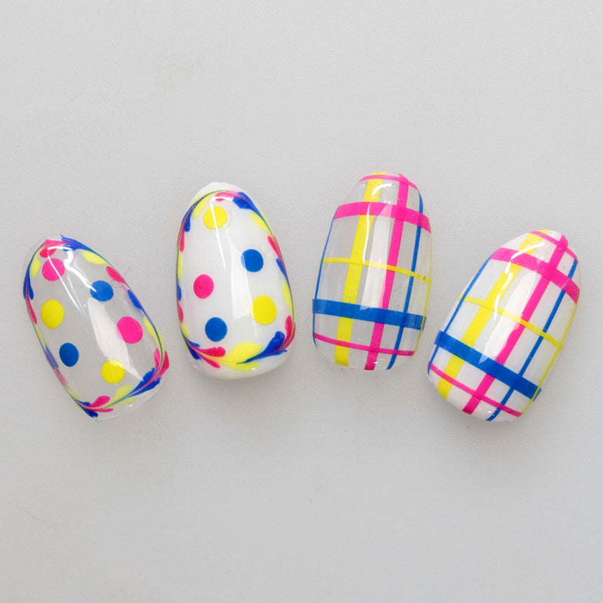 SHAREYDVA Nail Seal Neon Dot