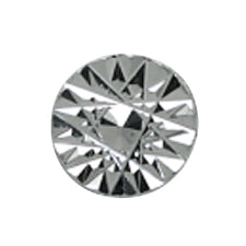 SHAREYDVA nail parts coin studs Silver 4mm 20p