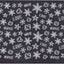 Amaily Nail Sticker No. 3-10 Snowflakes