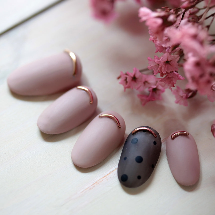 SHAREYDVA × Cocco Curve Stick S Pink Gold