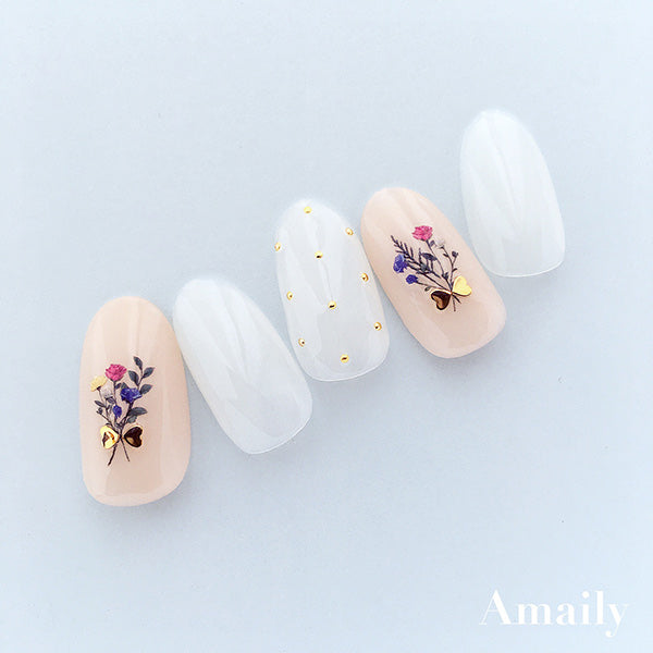 Amaily Nail Sticker No. 1-19 Flower Garden 2