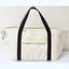 【25989】Soeno Nail Tote Bag Beige / Black