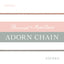 Bonnail x ManiCloset Adorn Chain Miss