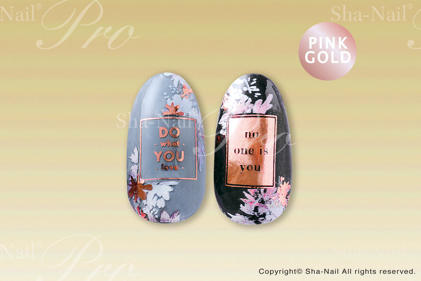 Sha-Nail Plus Label Pink Gold LB-PPG