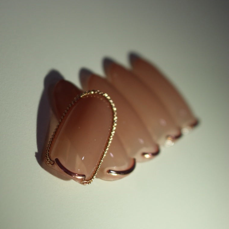 SHAREYDVA × Cocco Curve Stick S Pink Gold