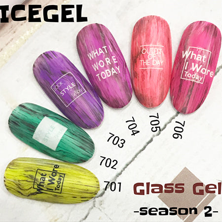 【23983】ICE GEL Color Gel Glass Gel GL-704