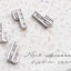 Nail Accessories Jewelry Bar   Silver B  (2p)