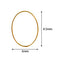 SHAREYDVA × BLC Brooches Oval Gold 8P