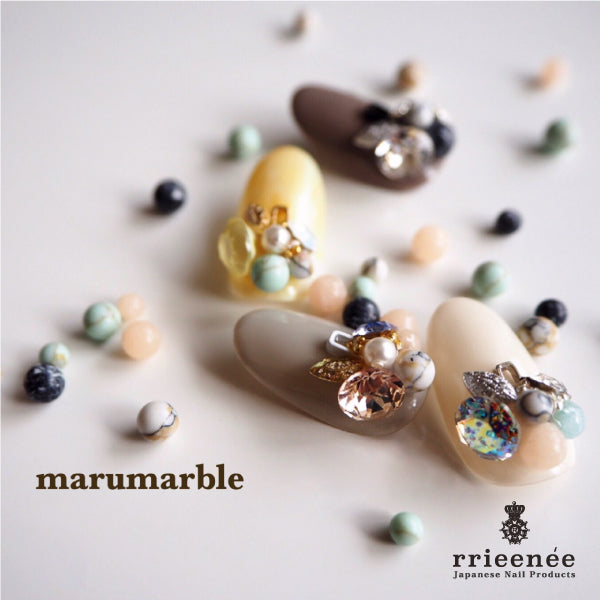 Bonnail × RieNofuji Marumarble Opaque White