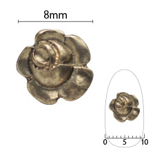 SHAREYDVA x BLC Antique Gold Rose 8mm