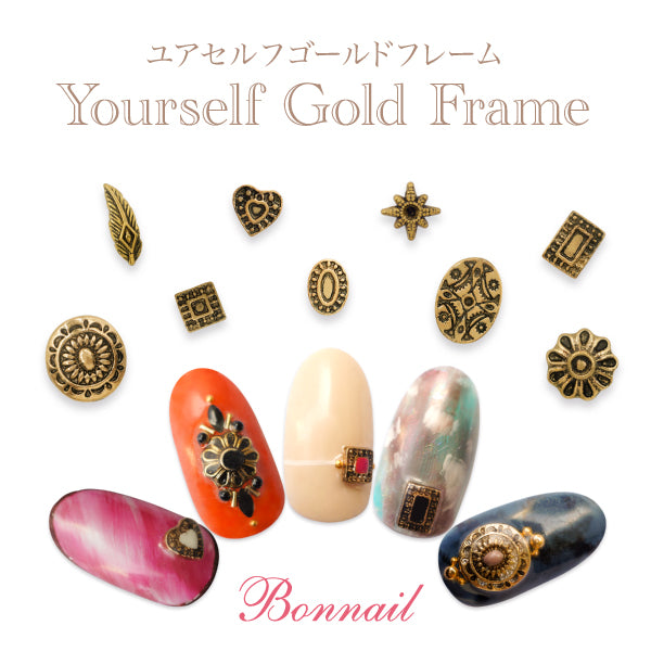 [27297]Bonnail Yourself Gold Frame Rectangle