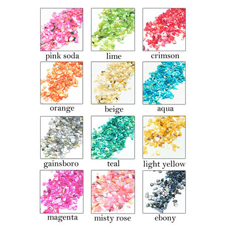 ICE GEL Shellstone Multi Color Set Mermaid