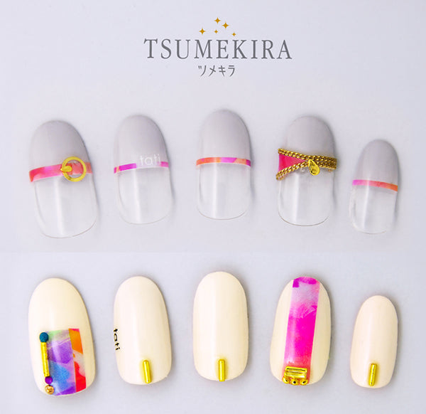 TSUMEKIRA Nail Sticker tati Produce 3 Marble Tape 2 NN-TAT-209