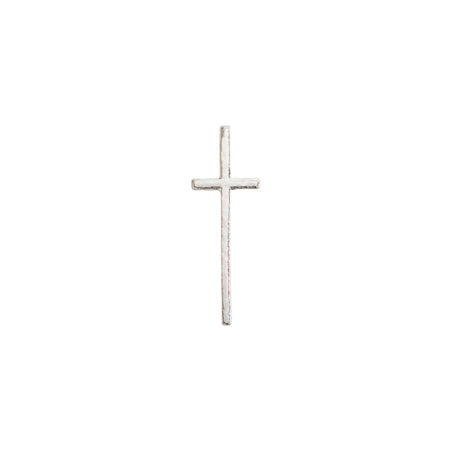 Bonnail × rrieenee Thin Cross Silver