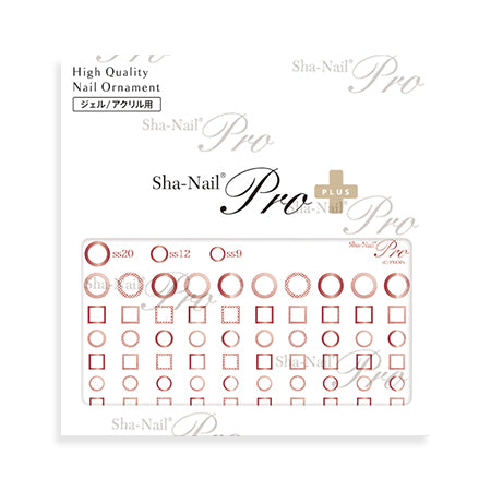 Sha-Nail Plus Circle & Square Pink Gold CS-PPG
