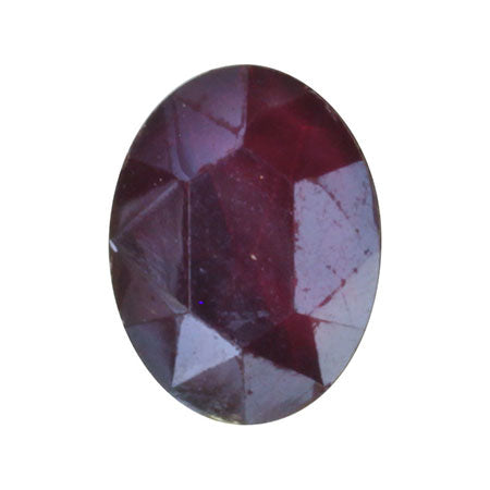 SHAREYDVA Nail Accessory Classic Stone Oval Red