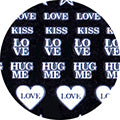 Amaily Nail Sticker No. 2-6 Love Message White