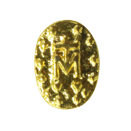 SHAREYDVA Nail Accessory Initial Coin Gold