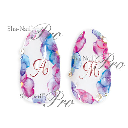 Sha-Nail Plus Script Alphabet Pink Gold