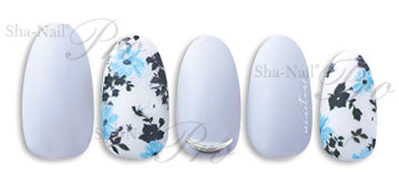 Sha-Nail Pro Black & White Flower BWF-001