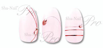 Sha-Nail Plus Sticker Pink Gold FL-PPG