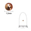 SHAREYDVA Studs Pink Gold 1.2mm 50p