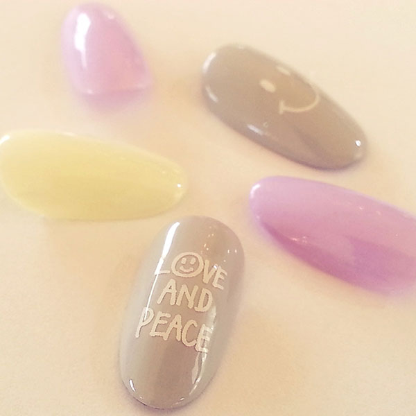 Amaily Nail Sticker No. 3-4 Nico Chan White